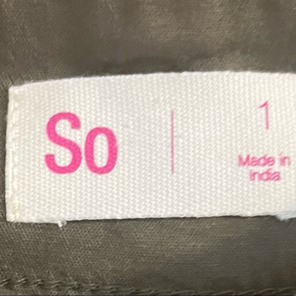 Drawstring army green pants - Picture 3 of 3